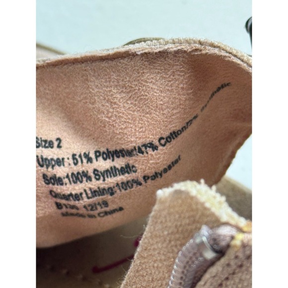 Blowfish  Gold Braided Gladiator Sandal Booties Size 2 Toddler Girls Summer - Picture 4 of 6